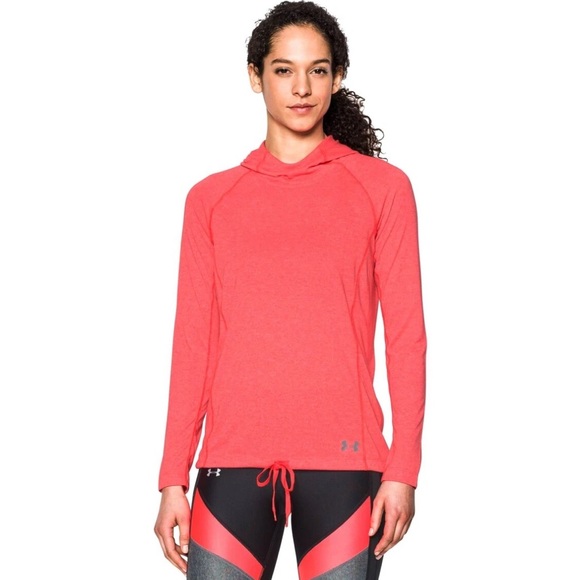 Under Armour Women's Bright Coral Hoodie - Picture 1 of 6